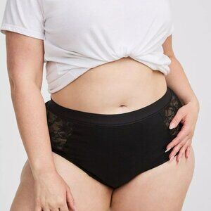 ❤️NWT TORRID LEAKPROOF COTTON AND LACE BRIEF PANTY - LEAK PROTECTION - PLUS SIZE